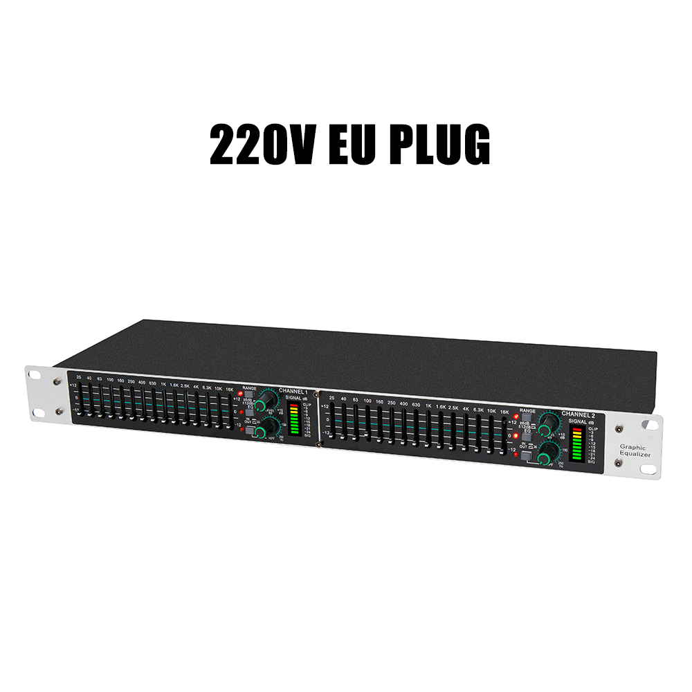Audio Music Mixer - معادل صوت رقمي احترافي Eq215 ثنائي