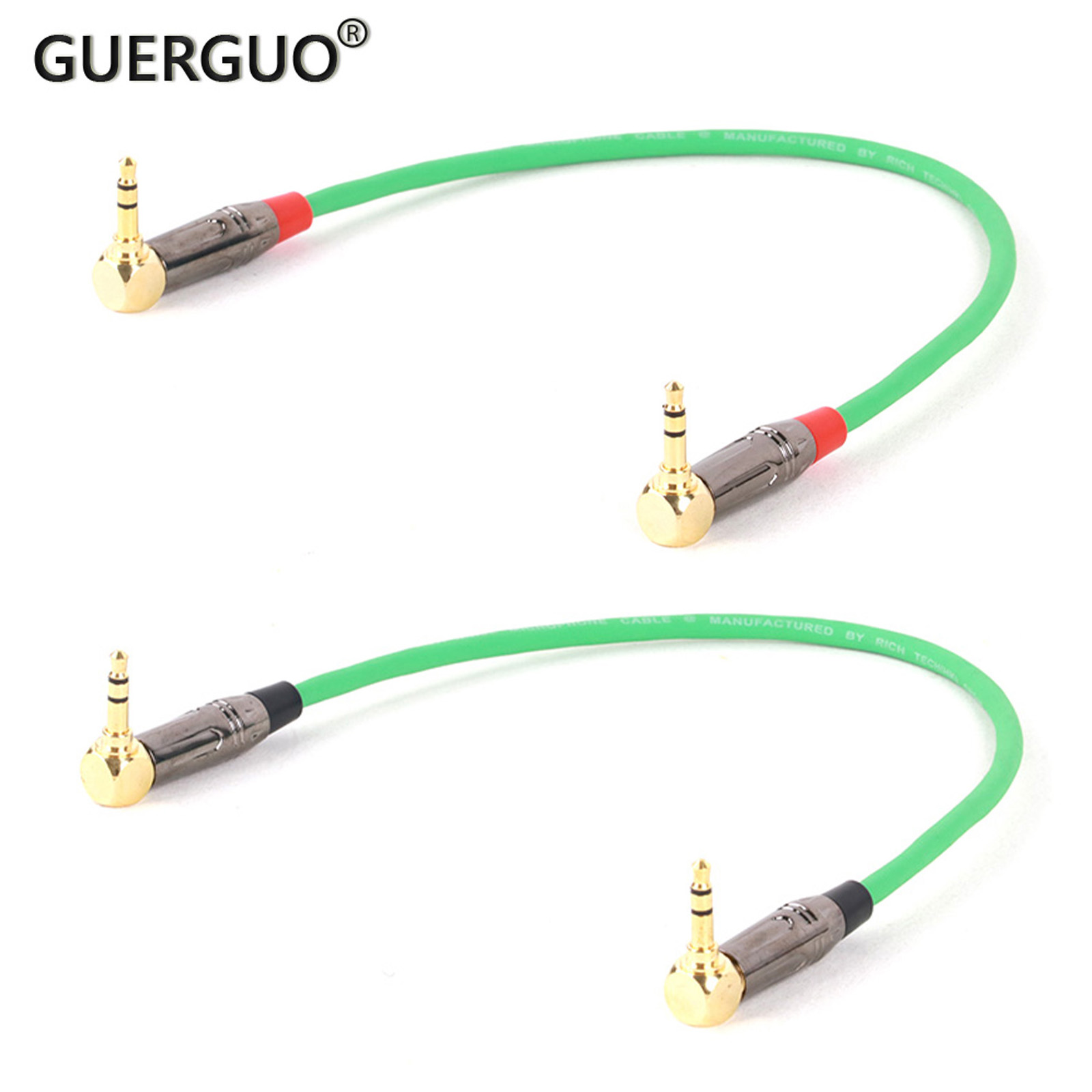 Audio Music Mixer - أنظمة جاك مزدوجة من Guerguo للذكور