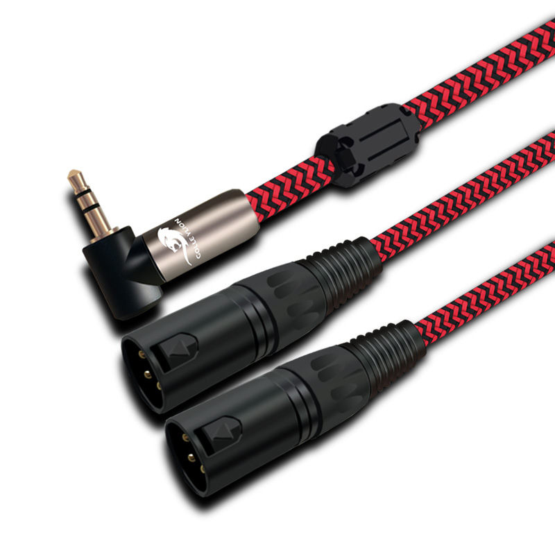 Audio Music Mixer - كابل صوت ممتاز لسماعات الكمبيوتر ،