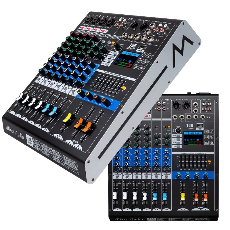 Audio Music Mixer - خلاط صوت GAX-HLM80 أخضر اللون بـ