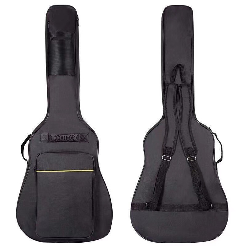 1 قطعة أسود مقاوم للماء مزدوجة - مراجعة Case Guitar Gig Bag وسعره