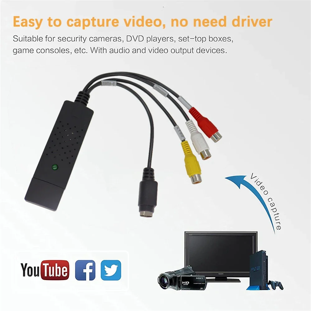 USB2.0 الصوت والفيديو بطاقة ال - مراجعة Audio Music Converter وسعره