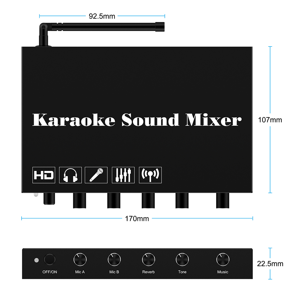 جهاز مزج الصوت جهاز التحكم/الص - مراجعة Audio Music Mixer وسعره