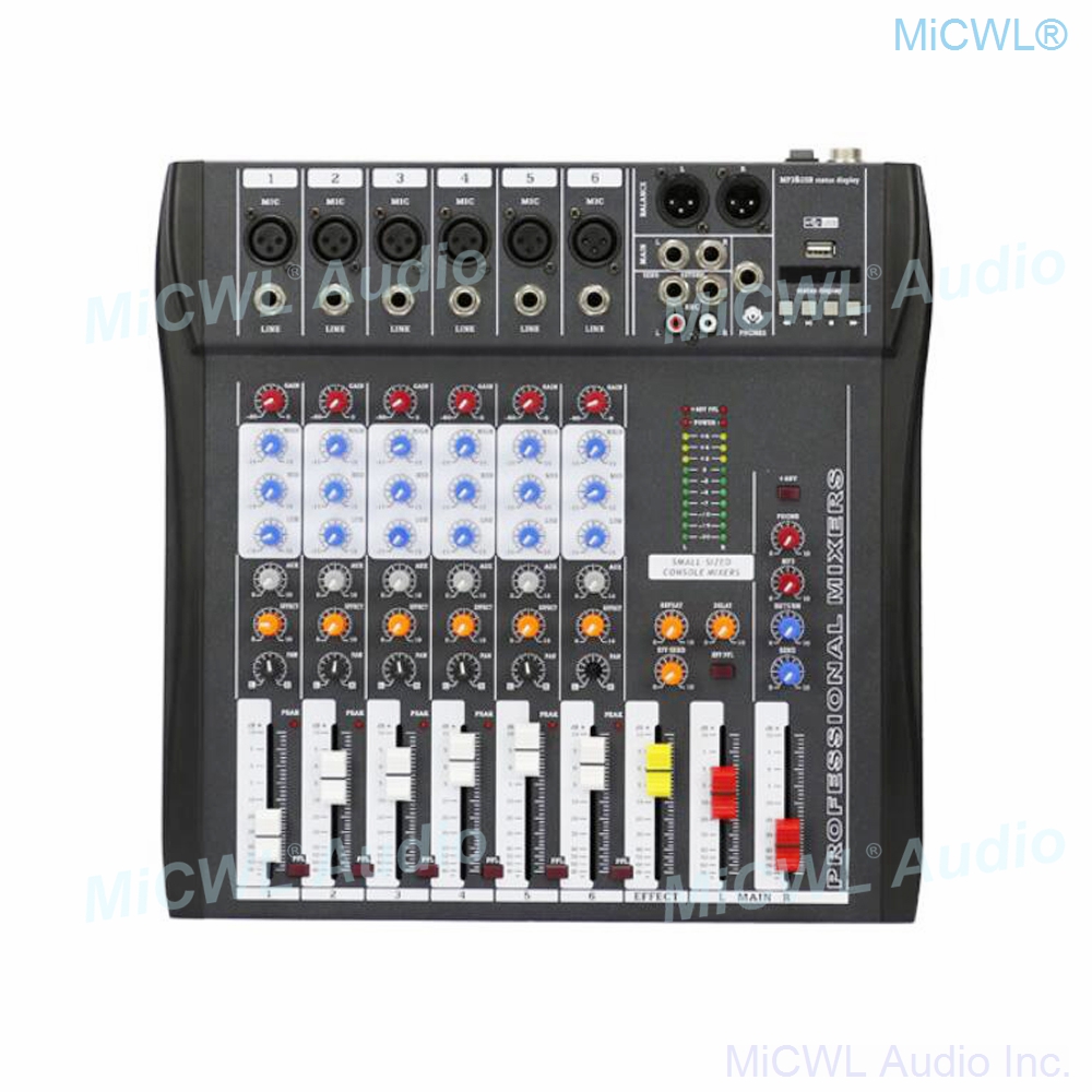 خلاط الصوت MiCWL 6 قناة بلوتوث - مراجعة Mix Audio Music وسعره